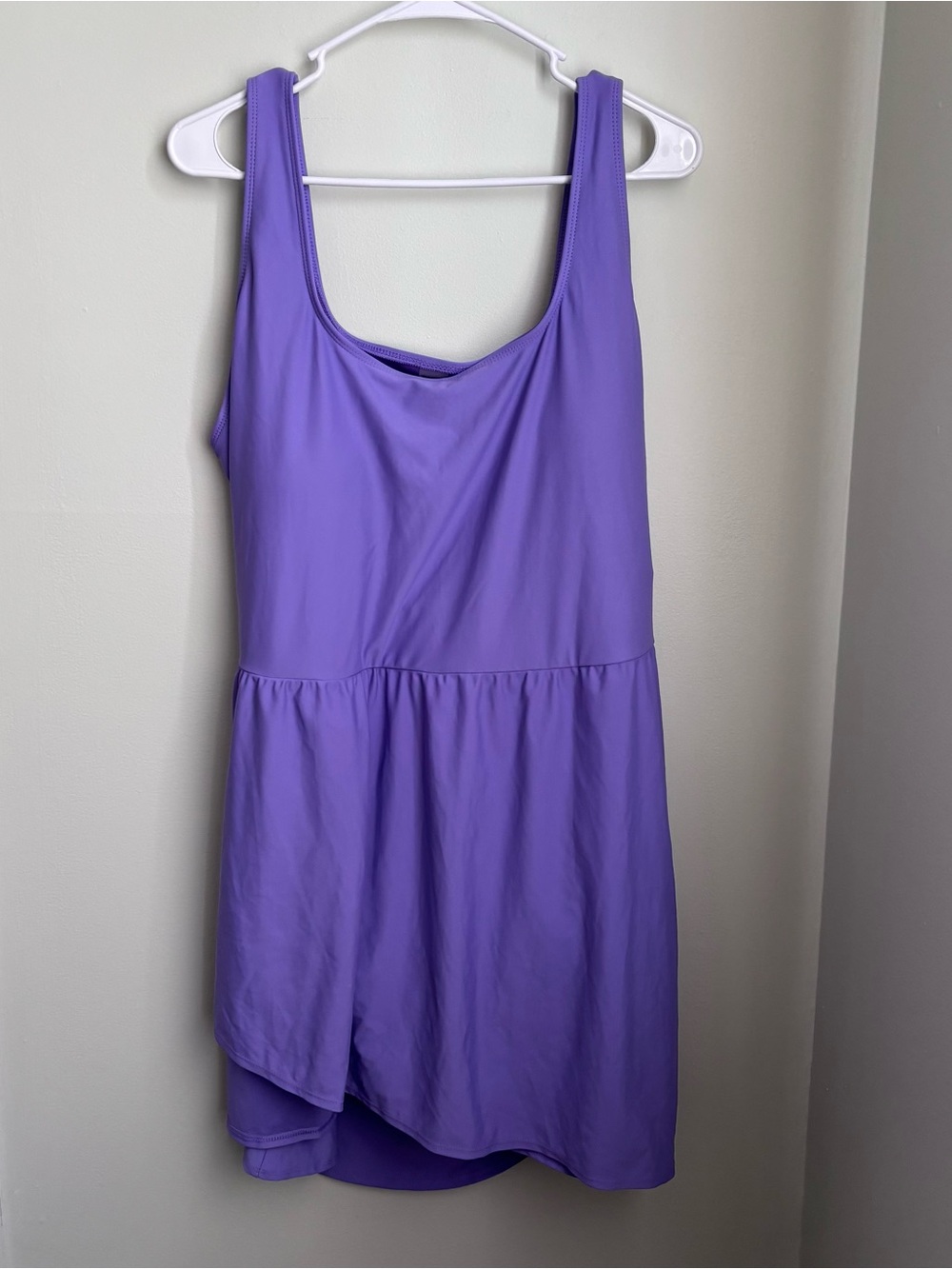 Old navy Lilac Tank Romper with Wrap Skirt swim dress nwt size 3X - Picture 3 of 7